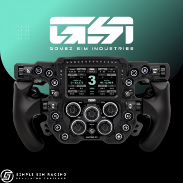 GSI Gomez Sim Industries Hyper P1 Formula Wheel Carbon Fiber 6 Paddles (Blackout)