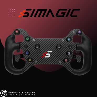 Simagic GT4 Formula Style Wheel with Advance 4 Paddle Carbon Fibre Edition