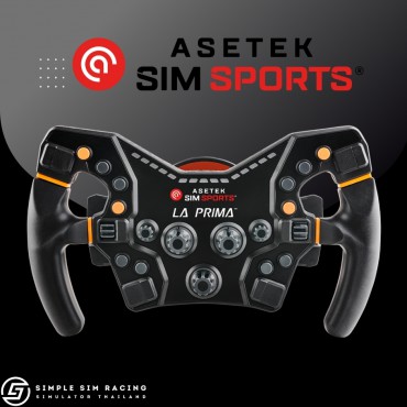 LA PRIMA™ Formula Steering Wheel (Orange)