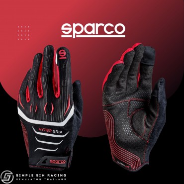 Sparco Hypergrip Gaming Gloves  (Red)