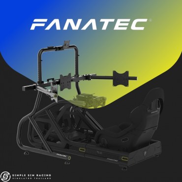 Fanatec Clubsport Cockpit Monitor Stand Triple Monitor Expansion Kit (Black)